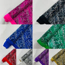 Snake Design Shattered Glass Nylon Spandex Fabric, 4-Way Stretch, by The Yard.