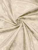 BIG ROSES JACQUARD SATIN FABRIC (by the yard)