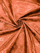 BIG ROSES JACQUARD SATIN FABRIC (by the yard)