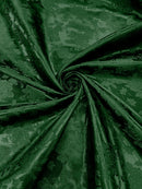 BIG ROSES JACQUARD SATIN FABRIC (by the yard)