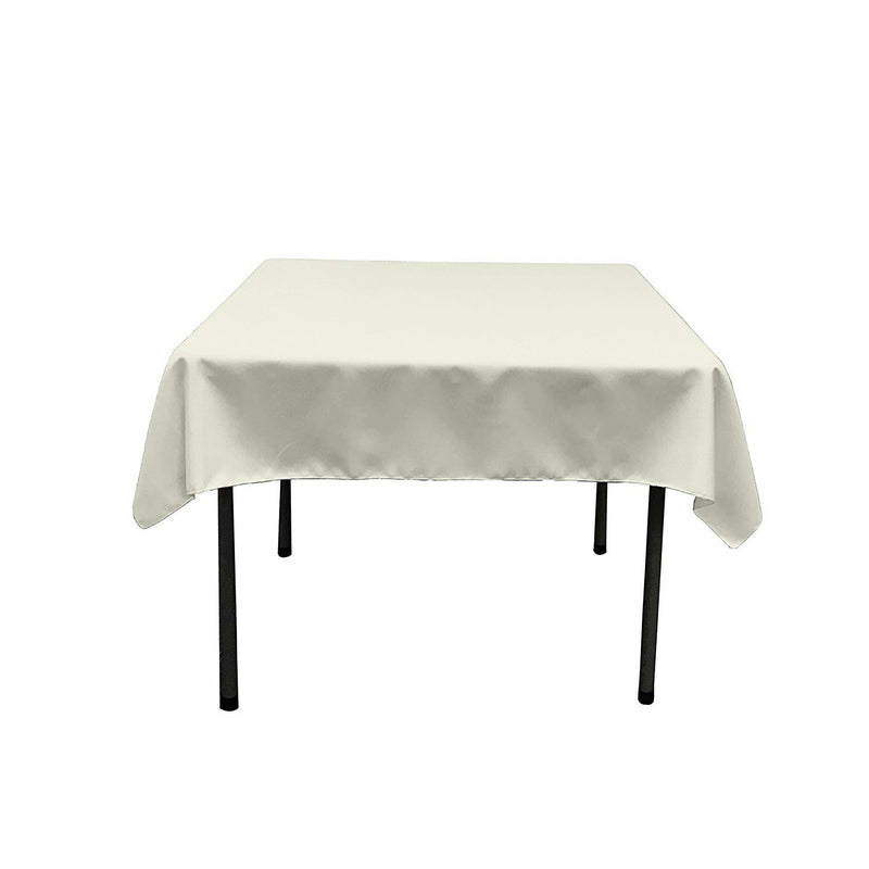 36" Square Polyester Poplin Tablecloth / Overlay/ Party Supply.