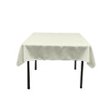 58" Square Polyester Poplin Tablecloth / Overlay/ Party Supply.