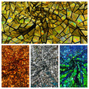 BROKEN GLASS SEQUIN VELVET FABRIC (By The Yard)