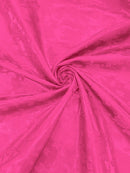 BIG ROSES JACQUARD SATIN FABRIC (by the yard)