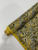 Snake Design Shattered Glass Nylon Spandex Fabric, 4-Way Stretch, by The Yard.