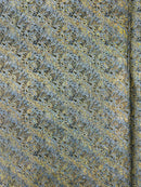 Snake Design Shattered Glass Nylon Spandex Fabric, 4-Way Stretch, by The Yard.