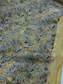 Snake Design Shattered Glass Nylon Spandex Fabric, 4-Way Stretch, by The Yard.