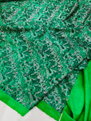 Snake Design Shattered Glass Nylon Spandex Fabric, 4-Way Stretch, by The Yard.