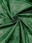 BIG ROSES JACQUARD SATIN FABRIC (by the yard)