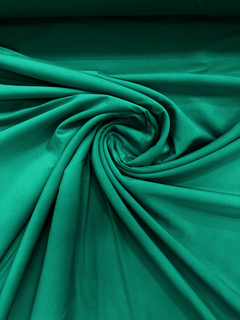 Jade 58" Wide ITY Fabric Polyester Knit Jersey 2 Way Stretch Spandex Sold By The Yard.