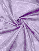 BIG ROSES JACQUARD SATIN FABRIC (by the yard)