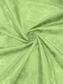 BIG ROSES JACQUARD SATIN FABRIC (by the yard)