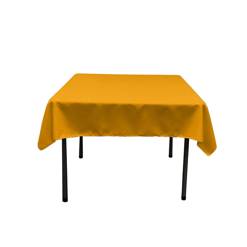 48" Square Polyester Poplin Tablecloth / Overlay/ Party Supply.