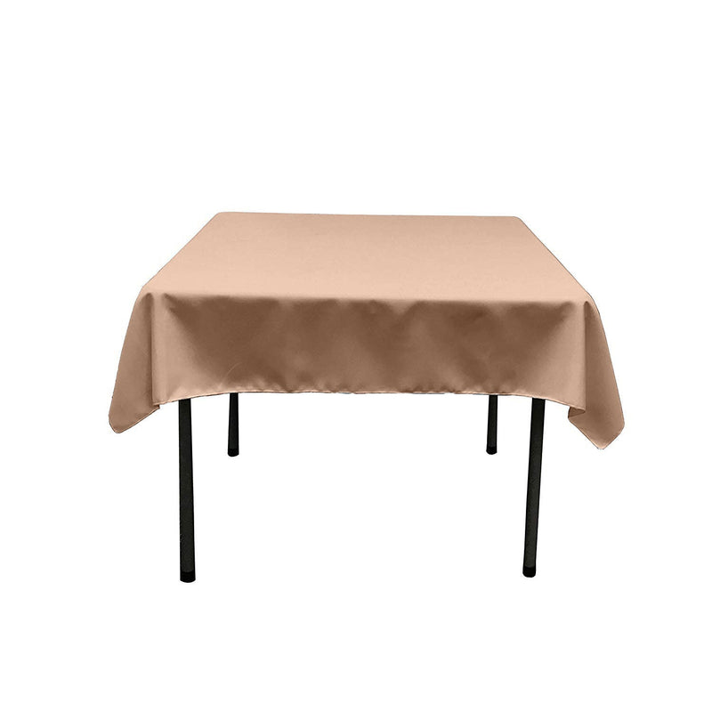 54" Square Polyester Poplin Tablecloth / Overlay/ Party Supply.