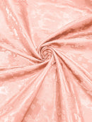 BIG ROSES JACQUARD SATIN FABRIC (by the yard)