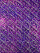 Snake Design Shattered Glass Nylon Spandex Fabric, 4-Way Stretch, by The Yard.