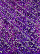 Snake Design Shattered Glass Nylon Spandex Fabric, 4-Way Stretch, by The Yard.