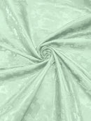 BIG ROSES JACQUARD SATIN FABRIC (by the yard)