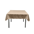 58" Square Polyester Poplin Tablecloth / Overlay/ Party Supply.