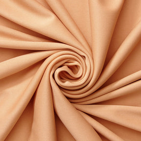 Tan Polyester Knit Interlock Mechanical Stretch Fabric 58" Wide/Sold By The Yard.