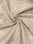 BIG ROSES JACQUARD SATIN FABRIC (by the yard)