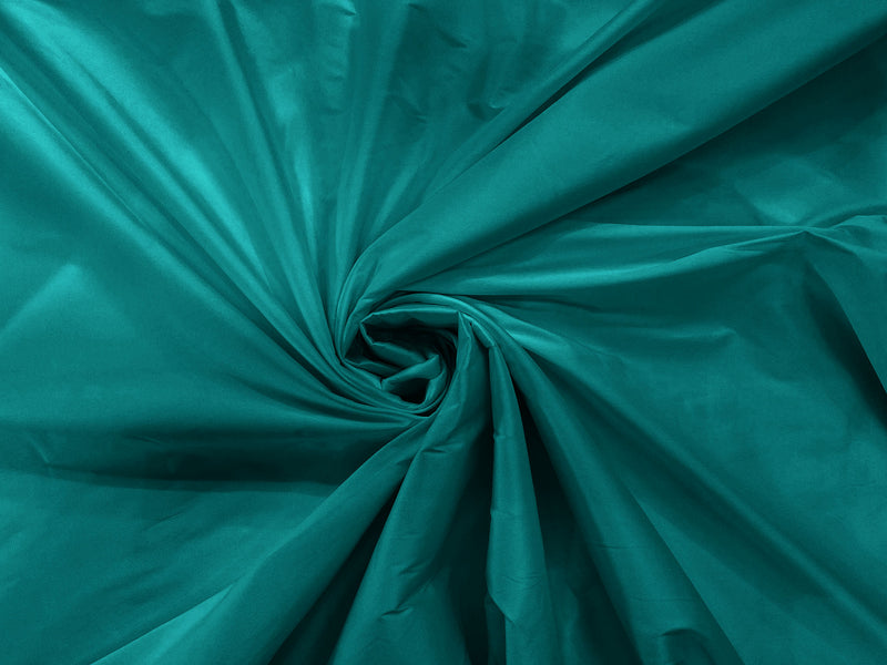 Teal - 100% Polyester Imitation Silk Taffeta Fabric 55" Wide/Costume/Dress/Cosplay/Wedding.