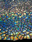 BROKEN GLASS SEQUIN VELVET FABRIC (By The Yard)