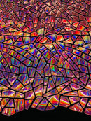 BROKEN GLASS SEQUIN VELVET FABRIC (By The Yard)