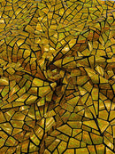 BROKEN GLASS SEQUIN VELVET FABRIC (By The Yard)