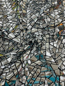 BROKEN GLASS SEQUIN VELVET FABRIC (By The Yard)