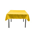 42" Square Polyester Poplin Tablecloth / Overlay/ Party Supply.