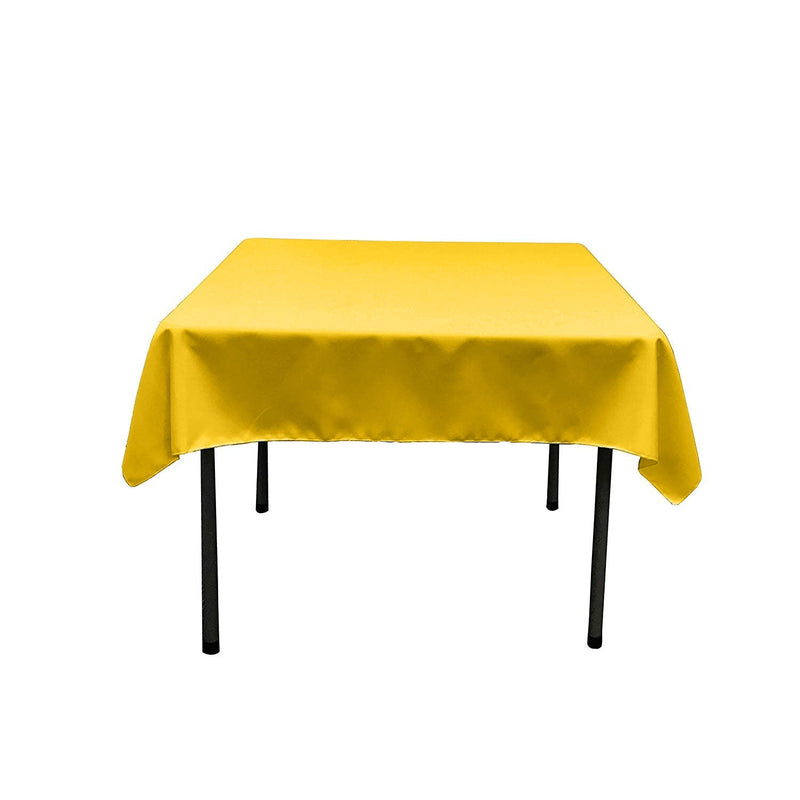 51" Square Polyester Poplin Tablecloth / Overlay/ Party Supply.