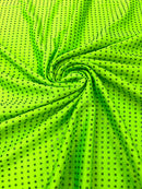 RHINESTONE NYLON SPANDEX FABRIC (By The Yard)