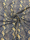 PYTHON SNAKE DIGITAL PRINT ON A SPANDEX FABRIC (By The Yard)