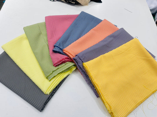 Gingham 1/8” Squares, Poly Cotton Checkered | New Creation Fabric & Foam Inc.