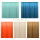 Backdrop Drape Curtain 10 Feet Wide x 6 Feet High, Polyester Poplin SEAMLESS 1 Panel.