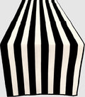 12" Wide x 108" Long 1" Stripe Print Poly Cotton Table Runner - New Creations Fabric & Foam Inc