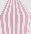 12" Wide x 108" Long 1" Stripe Print Poly Cotton Table Runner - New Creations Fabric & Foam Inc