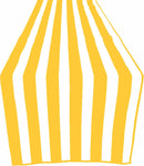 12" Wide x 120" Long 1" Stripe Print Poly Cotton Table Runner - New Creations Fabric & Foam Inc