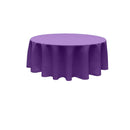 120" ROUND POLY POPLIN SEAMLESS TABLECLOTH - New Creations Fabric & Foam Inc