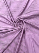 RHINESTONE NYLON SPANDEX FABRIC (By The Yard)