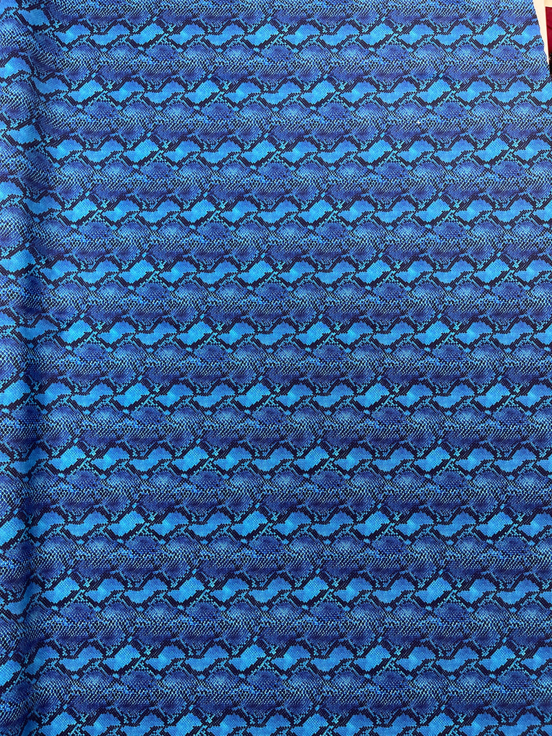 PYTHON SNAKE DIGITAL PRINT ON A SPANDEX FABRIC (By The Yard)