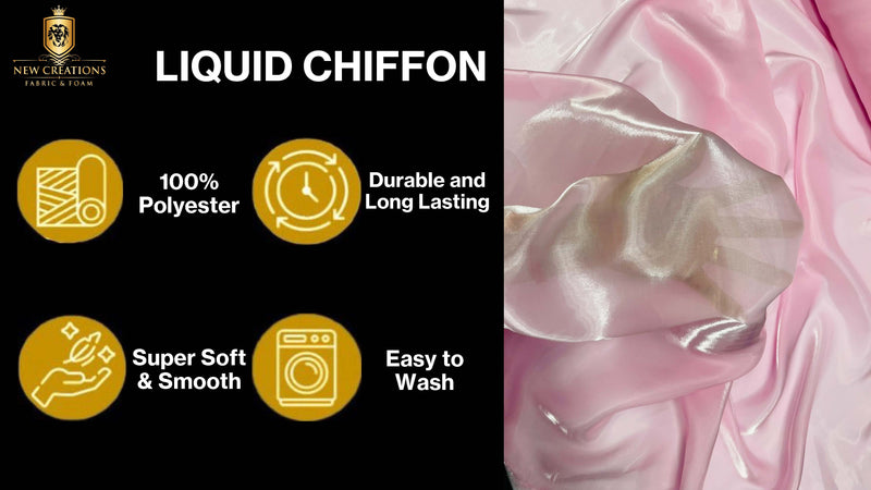 LIQUID SHEER CHIFFON FABRIC (By The Yard)