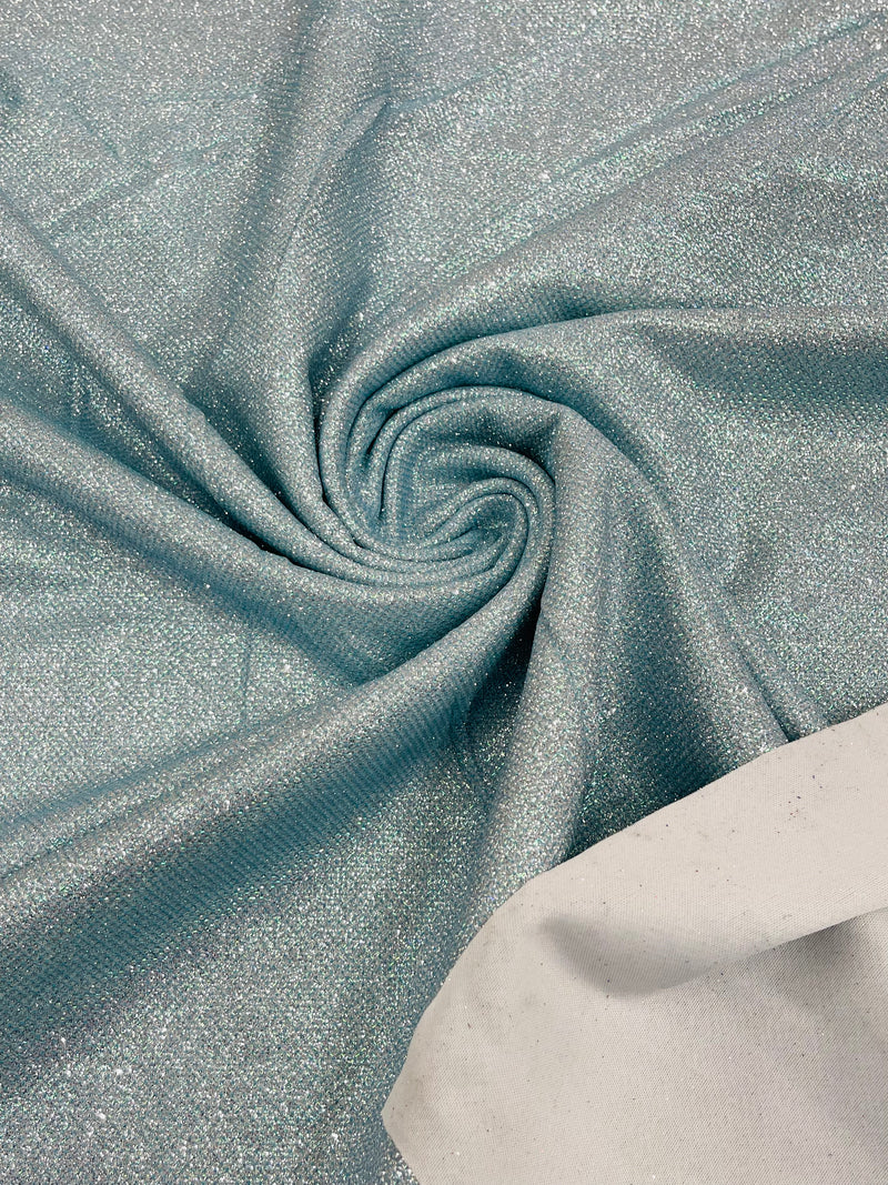 Glitter Stretch shimmer 58” wide-Glimmer-Sparkling Fabric-Prom-Nightgown-Sold by the yard.