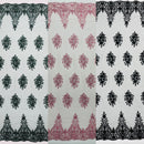 Classic Beaded Damask Lace, by The Yard.