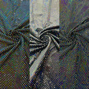 Geometric Foil Velvet Stretch, by The Yard.