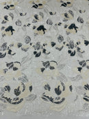 HABISCOUS SEQUIN STRETCH MESH FABRIC (By The Yard)