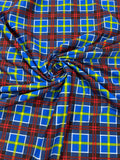 PLAID CHECKERED SPANDEX (By The Yard)