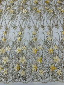 3d Luxury satin floral glitter fabric| New Creations Fabric & Foam Inc. - New Creations Fabric & Foam Inc