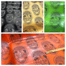 3D SKULL VINYL FABRIC (By The Yard ) - New Creations Fabric & Foam Inc